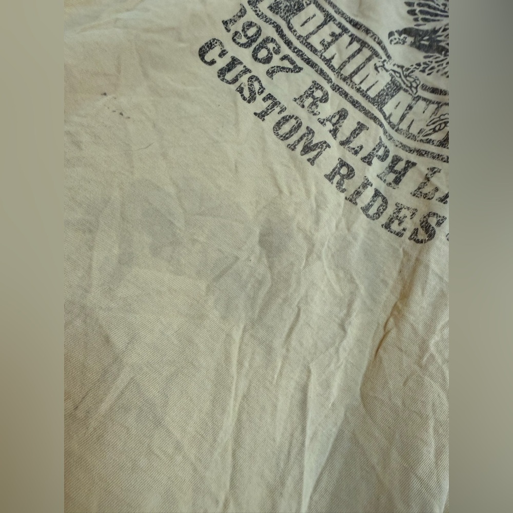 Ralph Lauren Yellow Rebel Graphic Tee - Picture 6 of 6